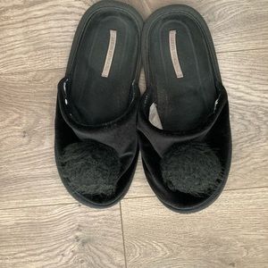 2/$13 Victoria’s Secret Black Slippers